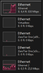 Foto de la descarga en progreso
